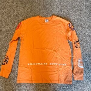 Billionaire Boys Club Vibrant Orange Graphic Long Sleeve Tee